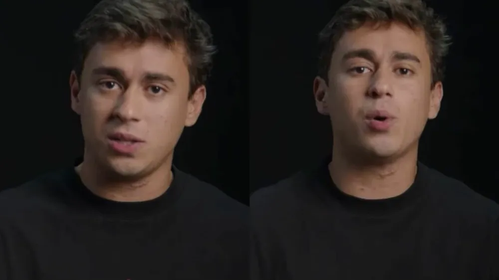 Nikolas Ferreira faz vídeo sobre Pix — Foto: Reprodução