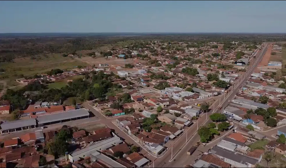 Vista de Divinópolis do Tocantins — Foto: Prefeitura de Divinópolis/Divulgação