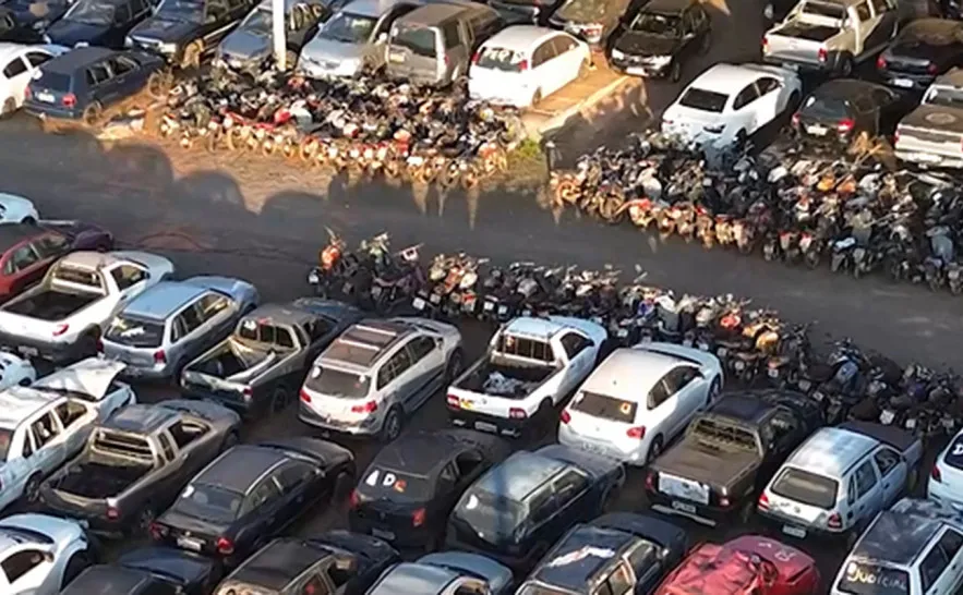 A visita ao pátio já está liberada aos interessados e segue até o dia 13 de maio - Foto: Detran/Governo do Tocantins