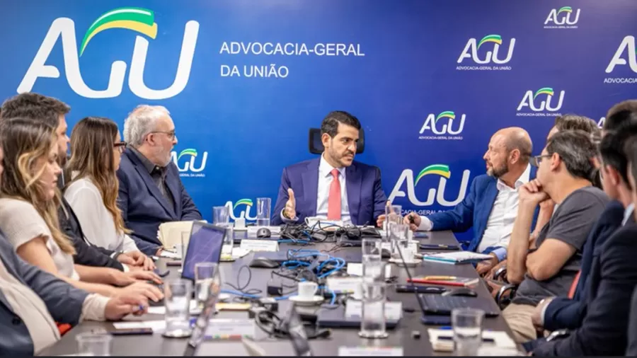 eunião na AGU que discutiu medidas em relação ao escândalo do INSS Imagem: Renato Menezes/AGU